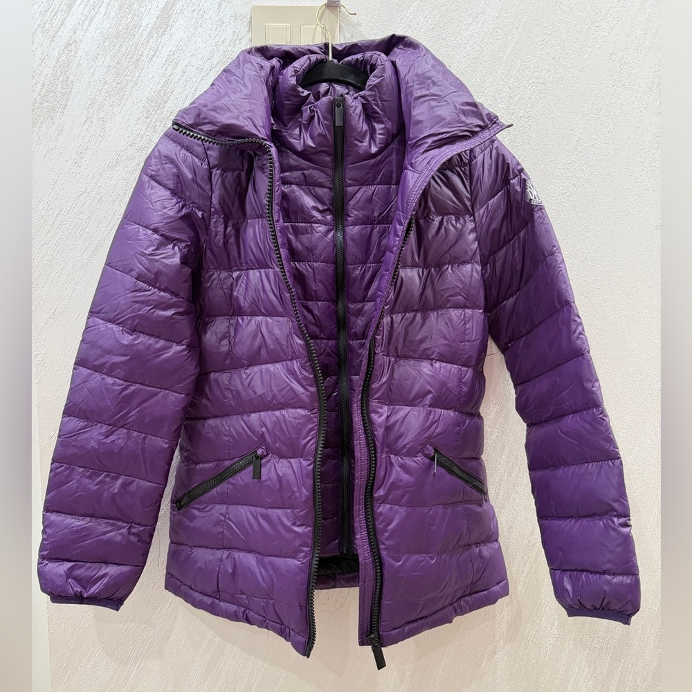 DKNY Deep Purple Puffer Jacket